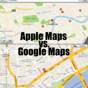 Apple Maps Vs Google Maps